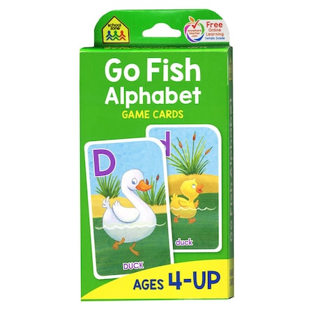 School Zone Publishing Go Fish Game Cards, PK6 05014